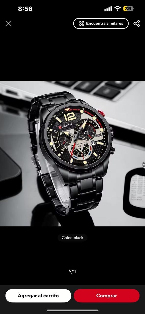 00c5b89d-abd8-4d39-964c-cc7ceebde24a RELOJ CURREN // 8395 - Imagen 1