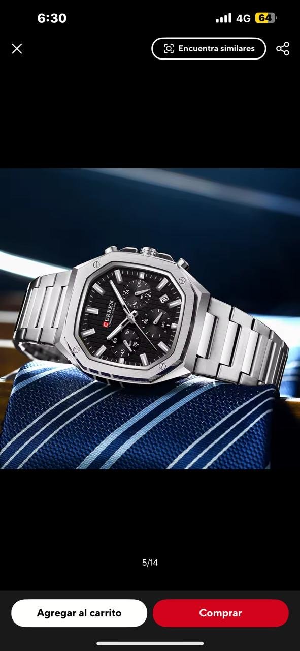 043471da-6f35-46d7-892c-39a098015874 RELOJ CURREN // 8459 - Imagen 1