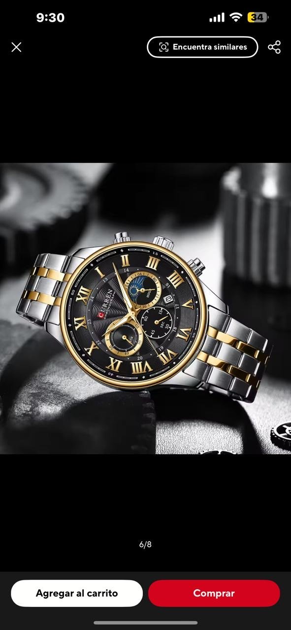 07c93f1f-79d3-4255-96ff-61f9f12fb7c4 RELOJ CURREN // 8427 - Imagen 1