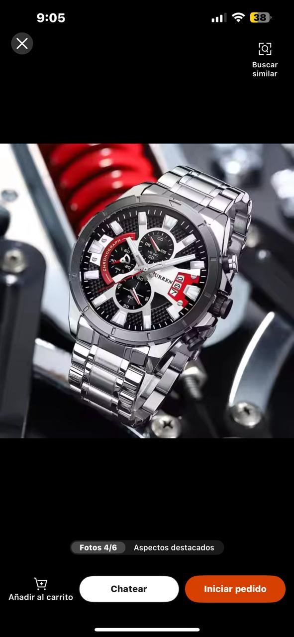 1b04cb99-12ff-4fed-a9cc-cb3bda6a74ea RELOJ CURREN // 8401 - Imagen 1