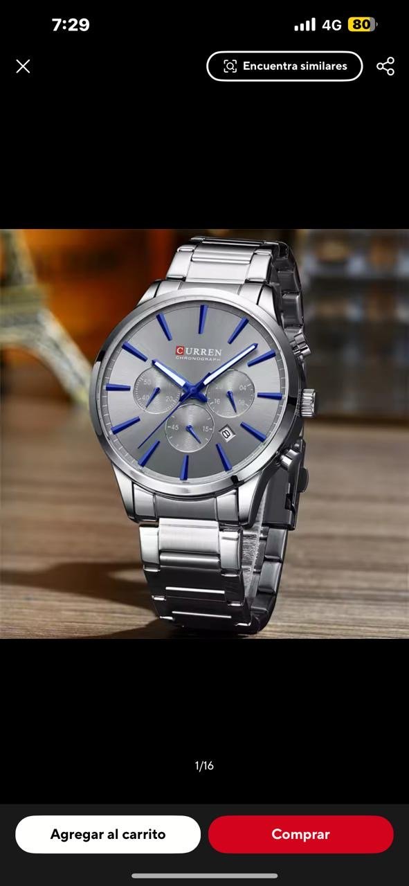 2bd6ed23-cf56-4952-8399-ff3d554f1fcf RELOJ CURREN // 8435 - Imagen 1