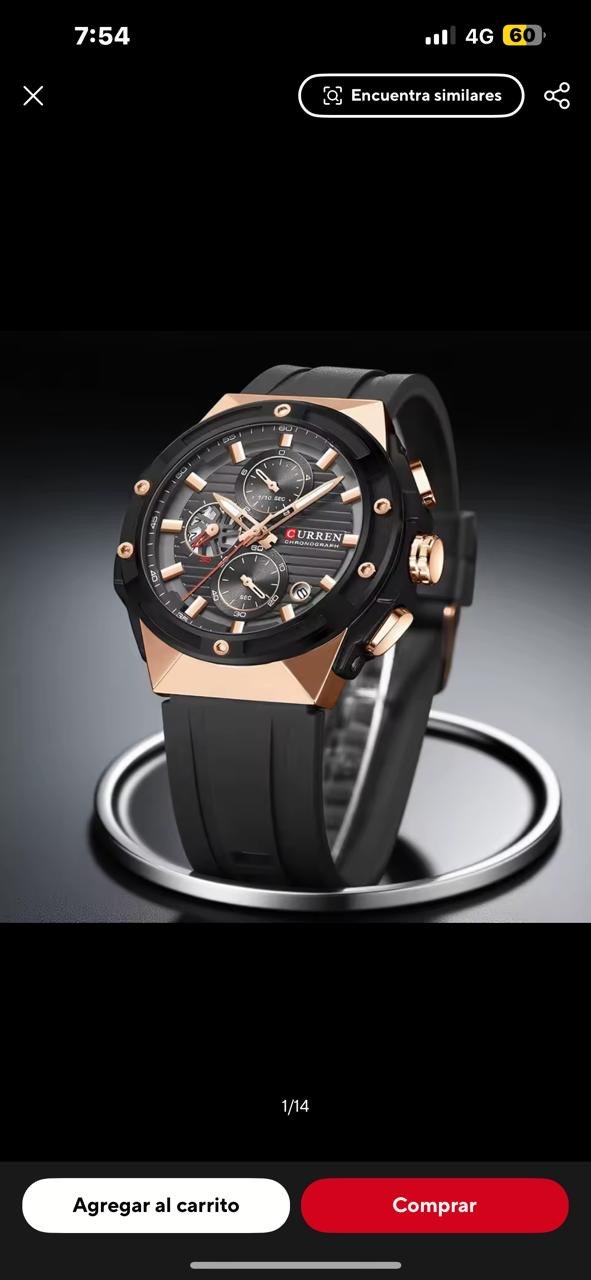 4450999d-e86c-4ed2-9f32-2a0418f39471 RELOJ CURREN // 8462 - Imagen 1