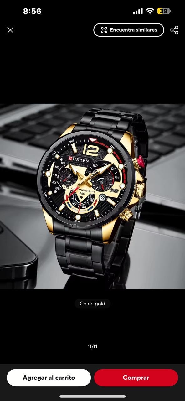 80d03377-b7e5-47f4-a712-fb49a96fad6f RELOJ CURREN // 8395 - Imagen 1