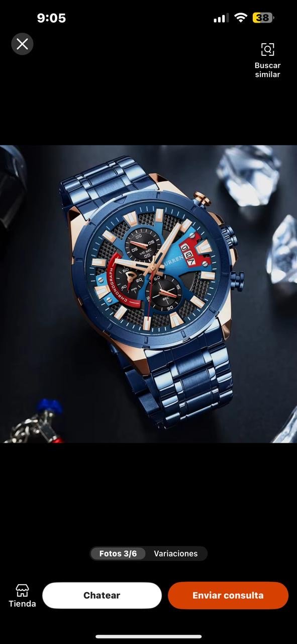 d6ae5183-c4fb-4cc3-84a0-7a63ff0dc170 RELOJ CURREN // 8401 - Imagen 1